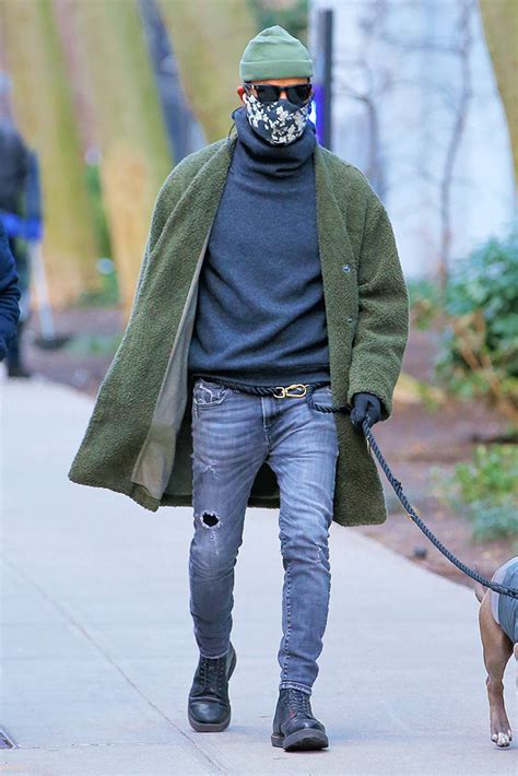 Justin Theroux Masters Winter Style in Combat Boots 